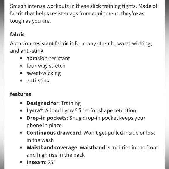 Lululemon Power Thru High Rise Tight Rhino Grey - Picture 11 of 11